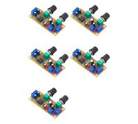 Zhdbchyuu 5X Placa de Preamplificador de Subwoofer de 10-24 V CC, Placa de Filtro de Frecuencia de Subwoofer, Placa de Filtro de Fuente de Alimentación Única para Kit de Bricolaje.
