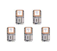 Zhdbchyuu 5X Rastreador GPS de Tamaño Súper Mini gsm AGPS WiFi LBS Localizador Aplicación Web Gratuita Seguimiento Grabadora de Voz ZX303 PCBA Inside 87HE