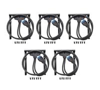 Zhdbchyuu 5X USB 3.0 Inserciones Panel HUB USB Frontales Disquete 2X un Enchufe