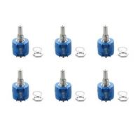 Zhdbchyuu 6X 3590S-2-103L 10K Ohm de de Herida de Alambre Giratorio de 10 Vueltas