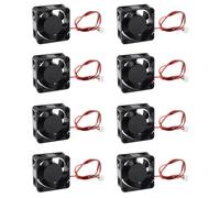 Zhdbchyuu 8X Piezas de Impresora 3D 4020 Ventilador de Enfriamiento DC 12V Mini Enfriador Sin Escobillas Ventilador de Enfriamiento de 40 mm 40X40X20 mm