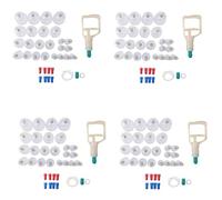 Zhdbchyuu 96Pcs Ventosas de VacíO BiomagnéTicas MéDicas Chinas Conjunto de Terapia de Ventosas en el Hogar Cuerpo Relajante MúSculos Apretados Masaje Herramienta para Aliviar el Dolor