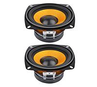 Zhdbchyuu Altavoz Portátil de Audio de 2 Pieza de 4 Pulgadas, Altavoz de Graves de 4 Ohmios Y 15 W, Altavoces de Subwoofer Multimedia Profesionales para de Sonido