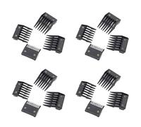 Zhdbchyuu Juego de 16 Peines Adjuntos para con GuíA de Corte con Respaldo de Metal 3 mm 6 mm 9 mm 12 mm