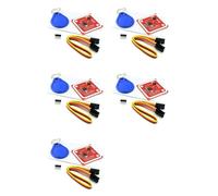 Zhdbchyuu Kit de Usuario para Módulo Inalámbrico NFC RFID PN532 V3 (5 Unidades): Lector/Grabador, Circuito Integrado S50, Tarjeta, PCB, Antena, IIC, SPI, HSU