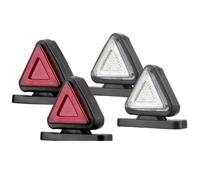 Zhdbchyuu Luz Color en Imagen LED 12V | Contenido: 1 kit de 4 luces LED de posición lateral para remolque, camión, caravan; color en imagen; admite 12V.
