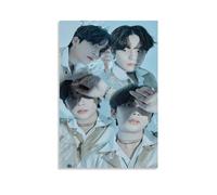 ZHDLDPUK ATEEZ Boys Póster de Arte Colectivo Pintura Decorativa Lienzo Arte Mural Salón Póster Dormitorio Pintura 40 x 60 cm (40 x 60 cm)