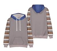 zhedu Anime Creepypasta Sudaderas con Capucha Hoodie Ticci Toby Cosplay Hoodie Hip Hop Gráfico Sudadera Streetwear Unisex Harajuku Chándal (L,Color 02)