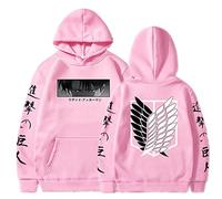 zhedu Aot Sudadera con Capucha con Gráfico De Dibujos Animados, Divertida Sudadera Harajuku Hip Hop Hipster Anime Levi Ackerman Jerséis (XL,Color 06)