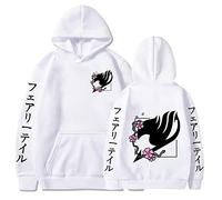 zhedu Fairy Tail Sudaderas con Capucha Unisex Anime Japonés Impreso Sudadera con Capucha para Hombre Streetwear Sudaderas Casuales (L,Color 02)
