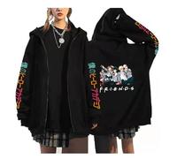 zhedu My Hero Academia Sudaderas con Cremallera Anime Dibujos Animados Impreso Hombres Mujeres Chaquetas Estilo Universitario Manga Larga Personalidad Jersey Ropa De Abrigo Juvenil (Color 06,L)