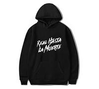 zhedu Rapero Anuel AA Sudadera con Capucha Moda Real hasta La Muerte Sudaderas con Capucha Sudadera Harajuku Hip Hop 3D Otoño Invierno Camisetas De Manga Larga (2xs-4xl) (M,Color 6)
