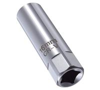 ZHEHENG Enchufe de bujía de 16 mm, herramienta de extracción de bujías de pared delgada de 12 puntos, herramienta de extracción magnética de pared delgada de 3/8 pulgadas