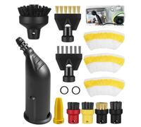 ZHEHNSA 14 piezas para limpiador de vapor Karcher SC1 SC3 SC5 SC4 SC2 accesorios, para accesorios Karcher SC1 SC3 SC5 SC4 SC2 juego de piezas de repuesto, incluye boquilla alargada, boquilla curvada