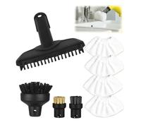 ZHEHNSA 8 piezas para limpiador de vapor Kärcher accesorios para limpiador de vapor Kärcher SC1 SC3 SC5 SC4 SC2 accesorios, boquilla de mano piezas de repuesto 2.884-280.0, cepillo de limpieza
