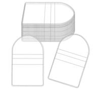 Zhemessy 150 Unidades de Fundas para Monedas con un Solo Bolsillo, Protectores de Monedas de PVC Transparente, Portamonedas de Plástico (Redondo de 2,2 X 2 Pulgadas)