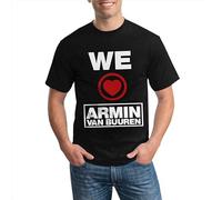 zhen xin cai Armin Van Buuren Men's Short Sleeve t-Shirt T-Shirt Black XXL