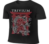 zhen xin cai Black Cool Trivium Men's Short Sleeve T-Shirt T-Shirt Black XXL