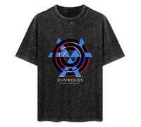 zhen xin cai Lunail、Chvrches The Bones of What You Believe Confort Casual Short Sleeve Mens T-Shirt Black S