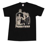 zhen xin cai Short Sleeve?Monsters Graphic Men's T-Shirts Blackhirt T-Shirt Black M
