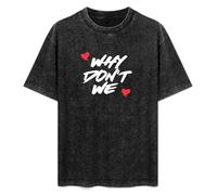 zhen xin cai Why Dont We Music Band Lovely Relationship T Gift For Friend T-Shirt Black XXL