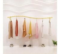 ZHENCHAO Perchero de Pared, Perchero de exhibición, riel para Ropa de Pared, Tienda de Ropa, Perchero, Percha, Organizador Comercial para Colgar, Perchero de Almacenamiento para particulare