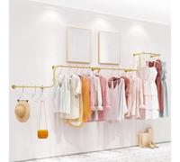 ZHENCHAO Perchero de Pared Resistente para organizar la Ropa, Estante Multifuncional para Dormitorio, Tienda y Centro Comercial.