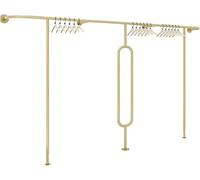 ZHENCHAO Perchero de Pared Resistente, Perchero Industrial de Tubos, Perchero Duradero para Dormitorio y Tiendas.
