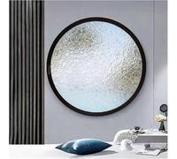 ZHENCHAO Ventana de cobertizo de Vidrio Templado Redonda giratoria de 360°, Ventana Decorativa con ventilación y manija, Ventana de Ojo de Buey de aleación de Aluminio (50 cm/19,7")
