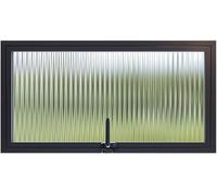 ZHENCHAO Ventana Rectangular giratoria para cobertizo, con Ojo de Buey pivotante con manija de Metal, para Restaurante, baño y sótano (Vidrio Changhong, 60 x 40 cm)