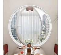 ZHENCHAO Ventanas con rotación de 360° para el hogar, Ventana Redonda para cobertizo con Vidrio Templado, Montaje Empotrado, para casa de Juegos, Cocina, decoración del hogar, Ventanas para