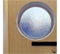 ZHENCHAO Ventanas de ventilación giratorias para cobertizos, Ojo de Buey de Vidrio Templado con ondulación de Agua y manija, Ventana de ventilación Interior para decoración del hogar (80 cm