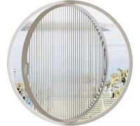 ZHENCHAO Ventanas de Vidrio Redondas giratorias de 360°, Ventana Redonda de Vidrio Templado para cobertizo, Ventana para Dormitorio, Cocina, baño, Sala de Estar, decoración del hogar, Venta