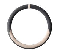 ZHENCU Funda Volante Coche para Toyota Land Cruiser 5Seats J100, Cubierta De Volante De Felpa Invierno Protectores De Cuero De Gamuza con Tacto Suave,O-Grey