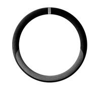 ZHENCU Funda Volante Coche para Toyota Passo 700 Series 710 Series, Cubierta De Volante De Felpa Invierno Protectores De Cuero De Gamuza con Tacto Suave,O-Black