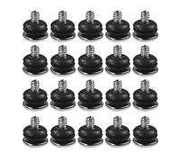 ZHENGCI Juego de 20 tornillos para carcasa de ordenador a prueba de golpes + juntas de goma de absorción de impactos para disco duro de 3.5 pulgadas