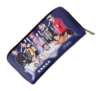 ZHENGGE Kpop Stray Kids Mercancía Carteras largas de cuero para regalos de los fans