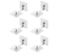 Zhenghebuy Anclaje Mueble Pared,6 Piezas Muebles Antivuelco Fijaciones,Correas de Muebles Seguridad Antivuelco,Soporte de Pared Anti-punta para Estanterías,Armarios,Aparadores