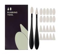 Zhenghebuy Difuminadores para Dibujo,2 Piezas Batidoras de Papel para Raspadores de Bocetos,20 Puntas de Esponja Reemplazables para Pintura