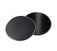 Zhenghebuy Discos Deslizantes,1 Par Core Sliders De Ejercicio,Fitness Sliders,Exercise Sliders,Deslizadores de Ejercicio,Cara Disco Core Sliders para Gimnasio en Casa Yoga Pilates Home Gym(Negro)