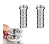 Zhenghebuy Tornillo de Colador de Fregadero,2 Pieza 35 mm Desague Tapon,Tornillos Colador Cesta Fregadero de Cocina para Válvula de Desagüe