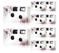 Zhengmy- Paquete de 10 cámaras desechables a granel para bodas, cámara de un solo uso de 34 mm a granel con flash, cámaras desechables, cámara de un solo uso para reuniones, bodas, viajes (película co