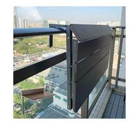 ZHENGQIAN Mesa Balcon Plegable,Mesa terraza Plegable,Decoración de barandilla de Porche de Patio,Se pliega a Tan Solo 9 cm,Se Adapta a Varios Tipos de barandillas(L100*w37cm/L39.4*W14.6IN)