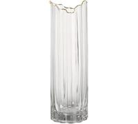 ZHENGYUSW Diseño de flores minimalistas para mesa delicada, decoración de vasos para vivir, floreros, plantas, color blanco, exquisito con comedor (30,5 x 11,5 cm)