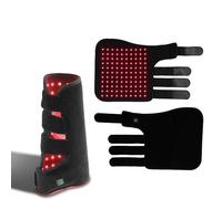 zhenmaster Cinturón Infrarrojo Terapia Luz Roja para Caballos 660nm 850nm, Dispositivo Portátil Recargable, Tratamiento Dolor Articulaciones, Rehabilitación Equina y Recuperación Muscular(Left Leg)