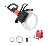 zhenmaster Máquina Eléctrica de Corte de Concreto 8900W, Disco Titanio 41/52cm, Corte 30/40cm, Motor sin Escobillas, Corte Húmedo, Para Reforma de Casas y Muros de Piedra(40cmCutDpth)