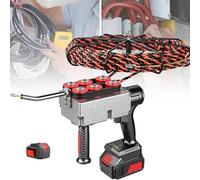 zhenmaster Pasacables automático portátil con batería de litio - Máquina de hilo para electricista con alta resistencia y uso versátil en obra y reformas(25000mah,30m-line)