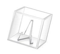 ZHENNB Caja de acrílico para objetos pequeños, organizadores adecuados para anillos y púas para coleccionistas y entusiastas de la música, organizadores de joyas