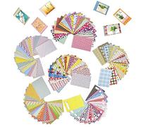 Zhenp Pegatinas de Borde de foto mini Marcos Coloridos, Papel de Bricolaje, Fotos Álbum Colgante, Pegatinas de Mini Película (3.3x2.17in)