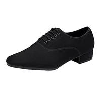 ZHENSI Zapatos De Baile Moderno para Hombre Zapatos De Baile Latino De Suela Completa Ligeros Y Transpirables para Interiores Y Exteriores,Black b,45 EU